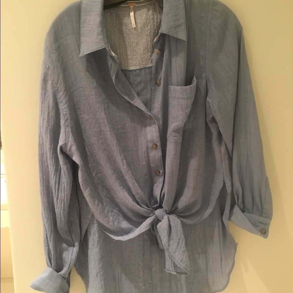 Free people country styled shirt