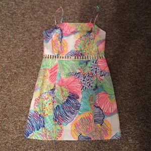 NWT Lilly Pulitzer multicolor romper. Size 8