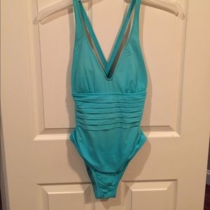 Anne Klein Turquoise One Piece Size 10