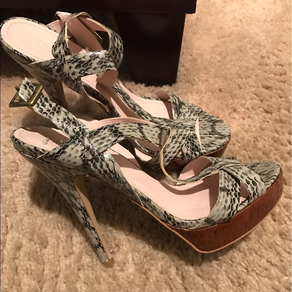 Open toe heels