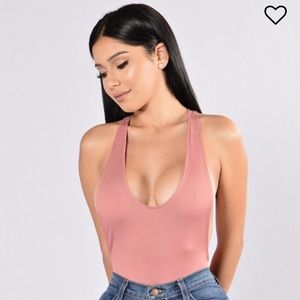 Dusty rose bodysuit