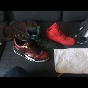 Versace , Gucci, and Nike fly stepper