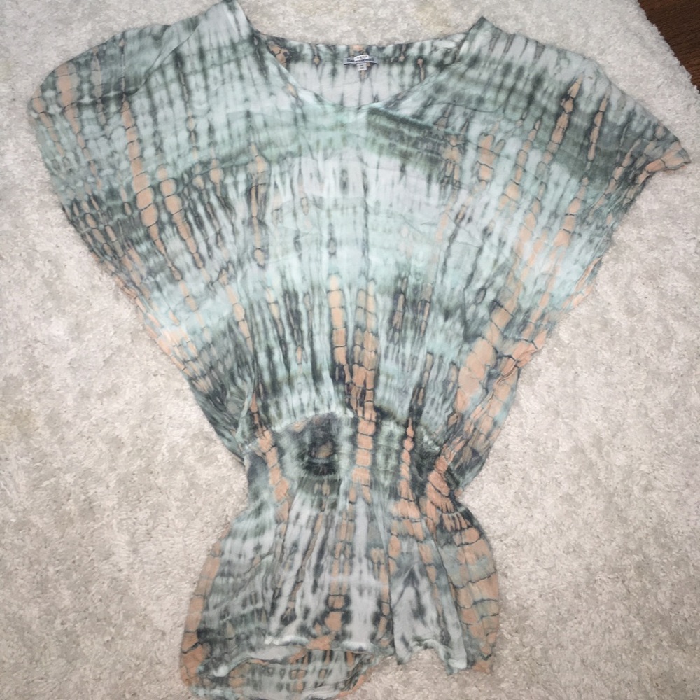 Tie dye coverup / shirt!