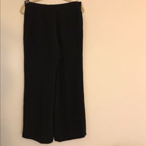 Lauren by Ralph Lauren Black 100% Silk Trousers
