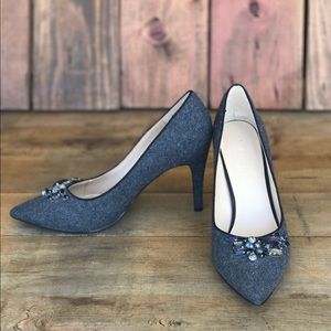 New Nine West Rhinestone Heels