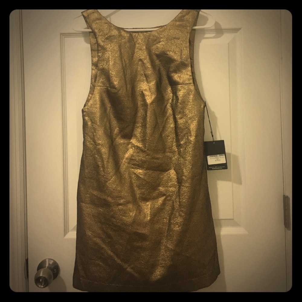 Gold reformation dress, size small