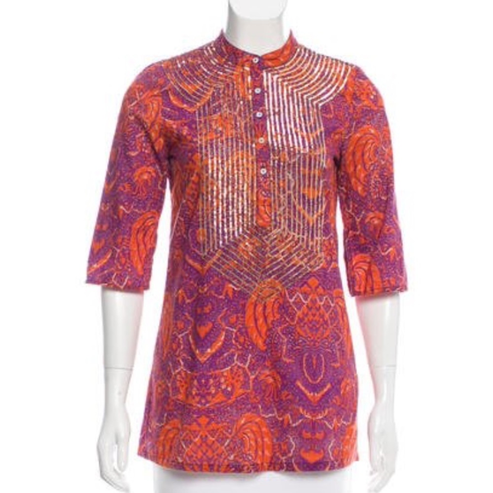 FIGUE Jasmine Tunic Batuk Batik NWT