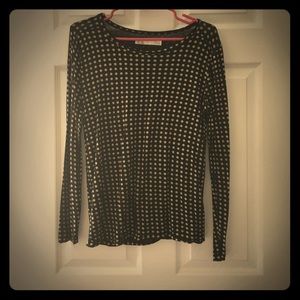 Black & Tan Polkadot Long Sleeve