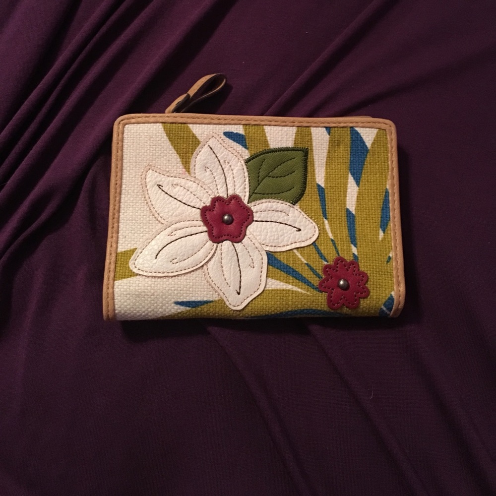 Floral wallet