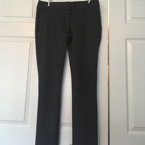 Zoe skinny gray/black pants from loft