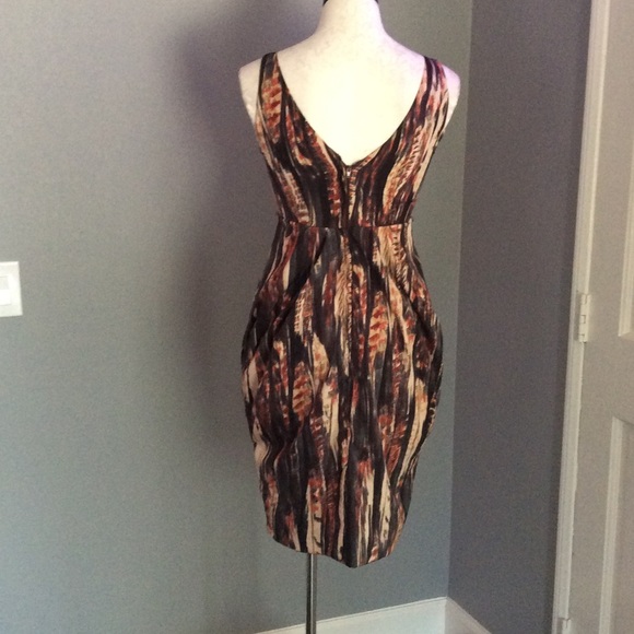 H&M Drape Style Mixed Colored Dress - Picture 3 of 6