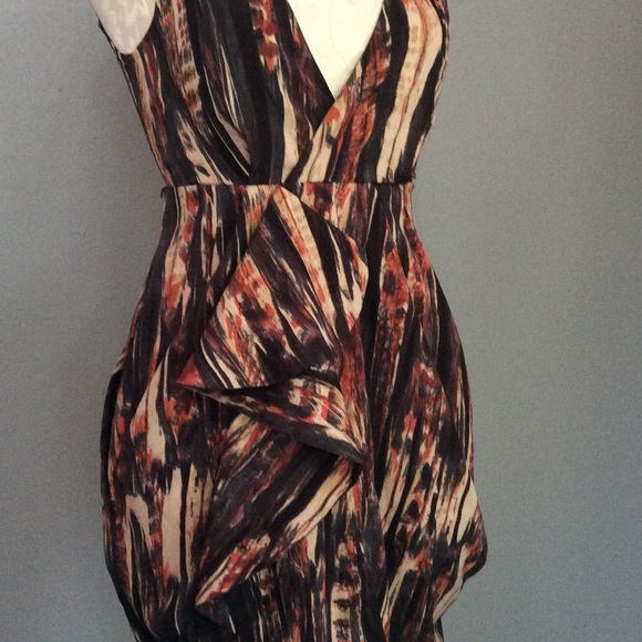 H&M Drape Style Mixed Colored Dress - Picture 4 of 6