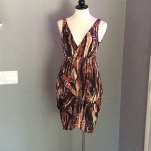 H&M Drape Style Mixed Colored Dress