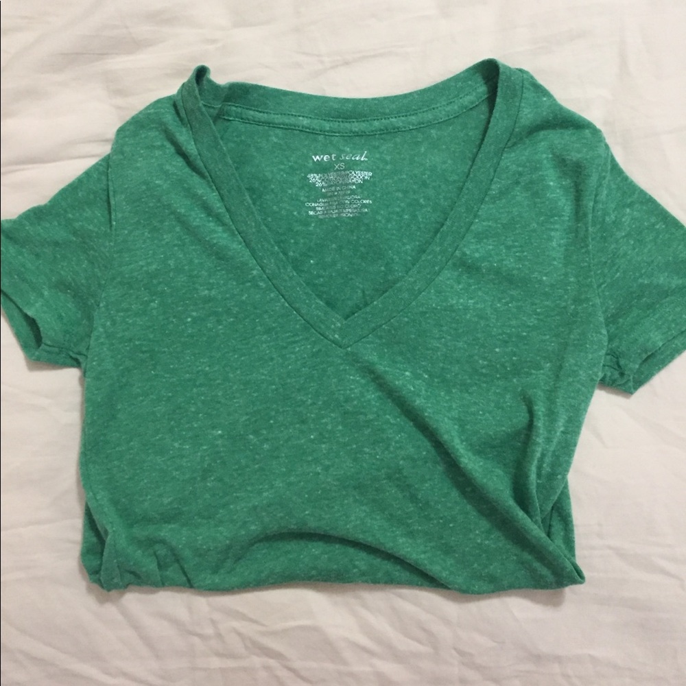 green v neck
