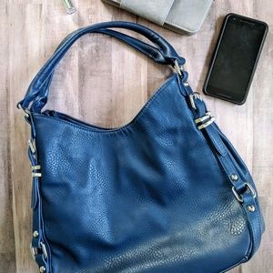 Charming Charlie's Navy Blue Shoulder Bag.