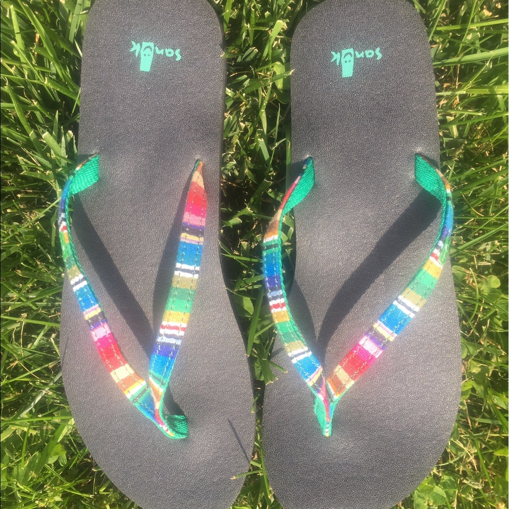 Sanuk Yoga Funk multi color size 9