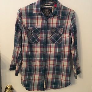 Superdry & co. 3/4 length flannel