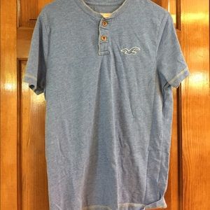 Hollister blue shirt