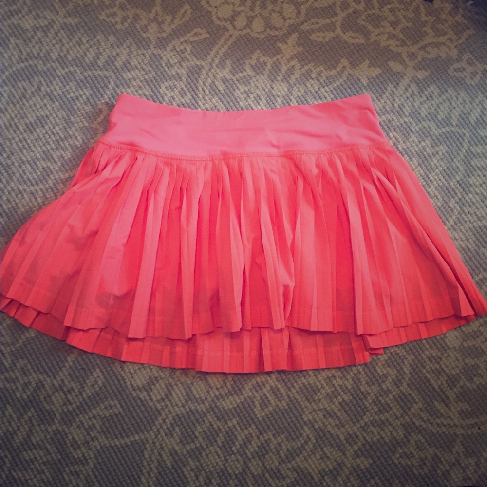 Lululemon pleated pink skort