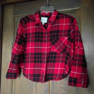 Forever 21 Crop Flannel