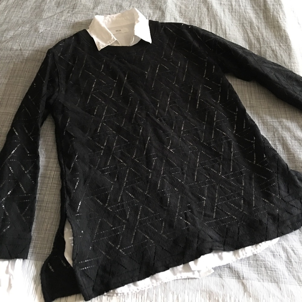 Banana Republic eyelet sweater