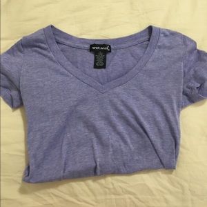 purple v neck