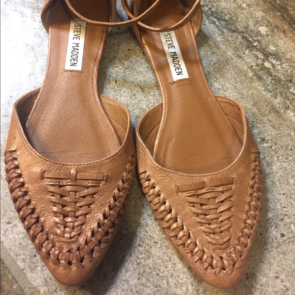Steve Madden Woven Ankle Strap Shoes