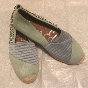 Sam Edelman Studded Denim Espadrilles | Jaxon