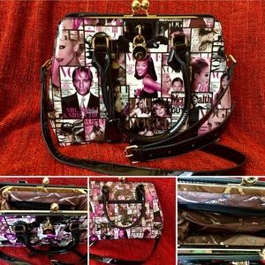 Large stylish tote/ messenger bag