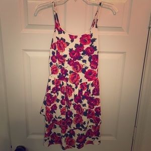Dots Floral print sleeveless dress, Size S