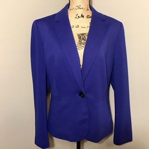 EVAN-PICONE Black Label Lined 1-Button Blazer Sz14