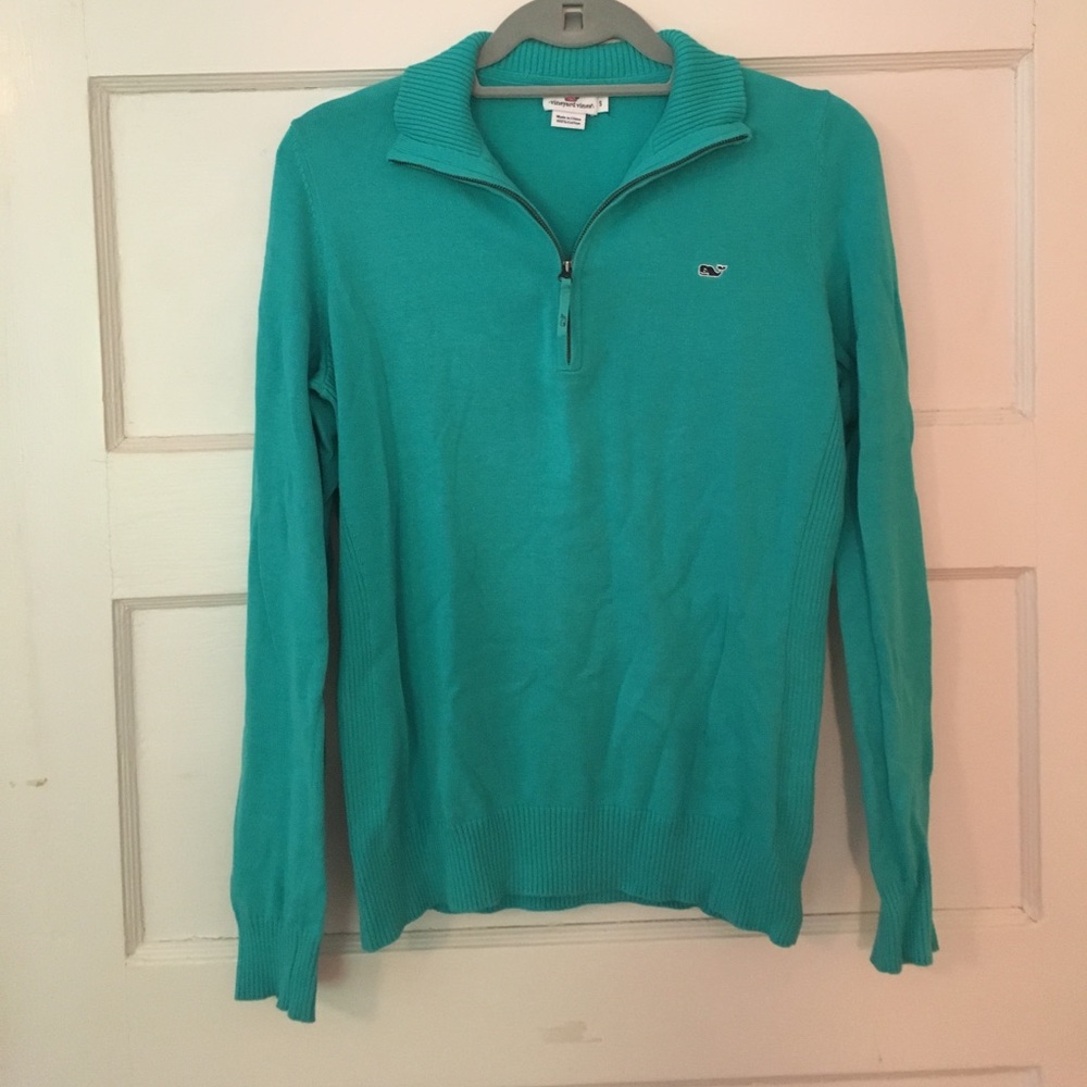 Vineyard Vines Knit Quarter Zip Pullover