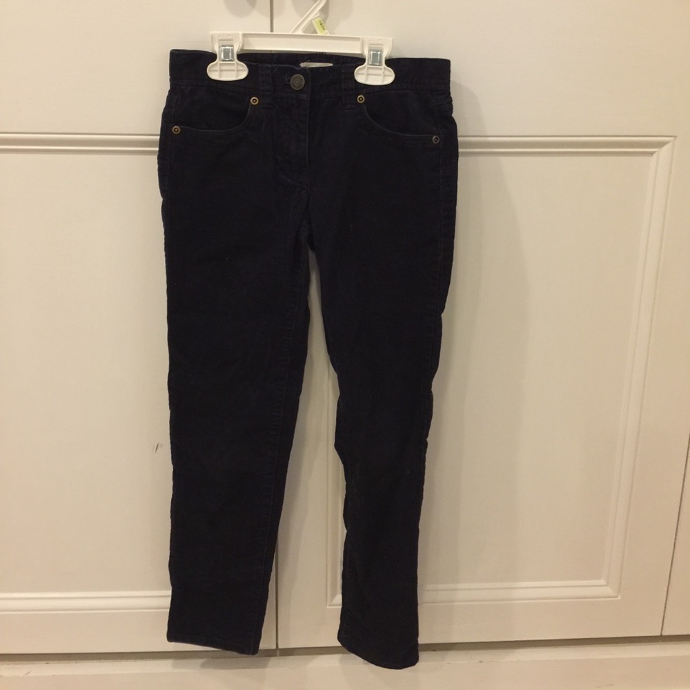 Crew cuts - navy cords- size 8