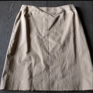 Brooks Brothers Tan Pencil Skirt