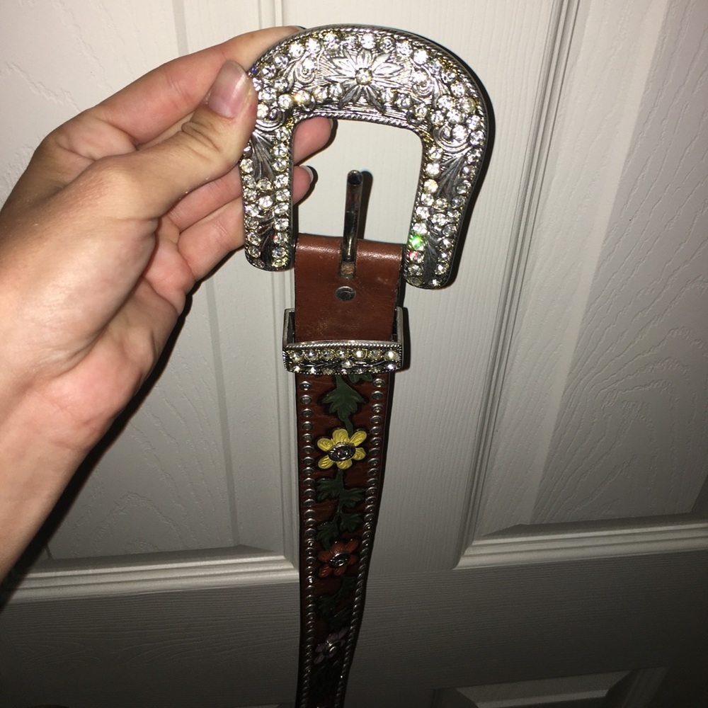 Rhinestone belt