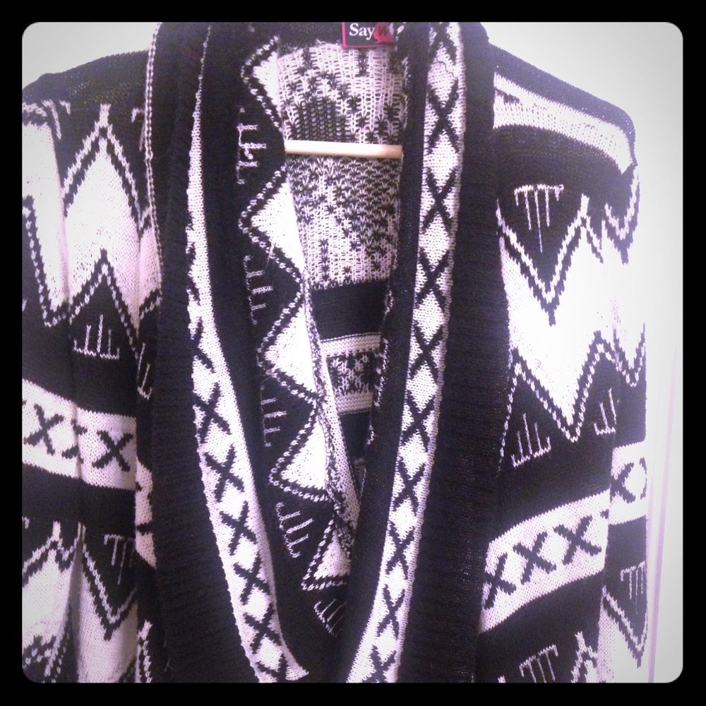 Aztec cardigan