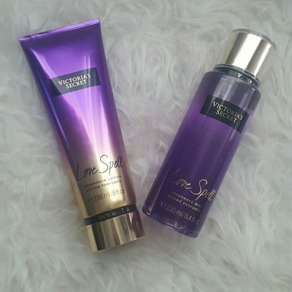New VS Love Spell Lotion and Body spray set