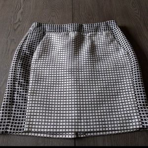 Geometric print skirt from Banana Republic