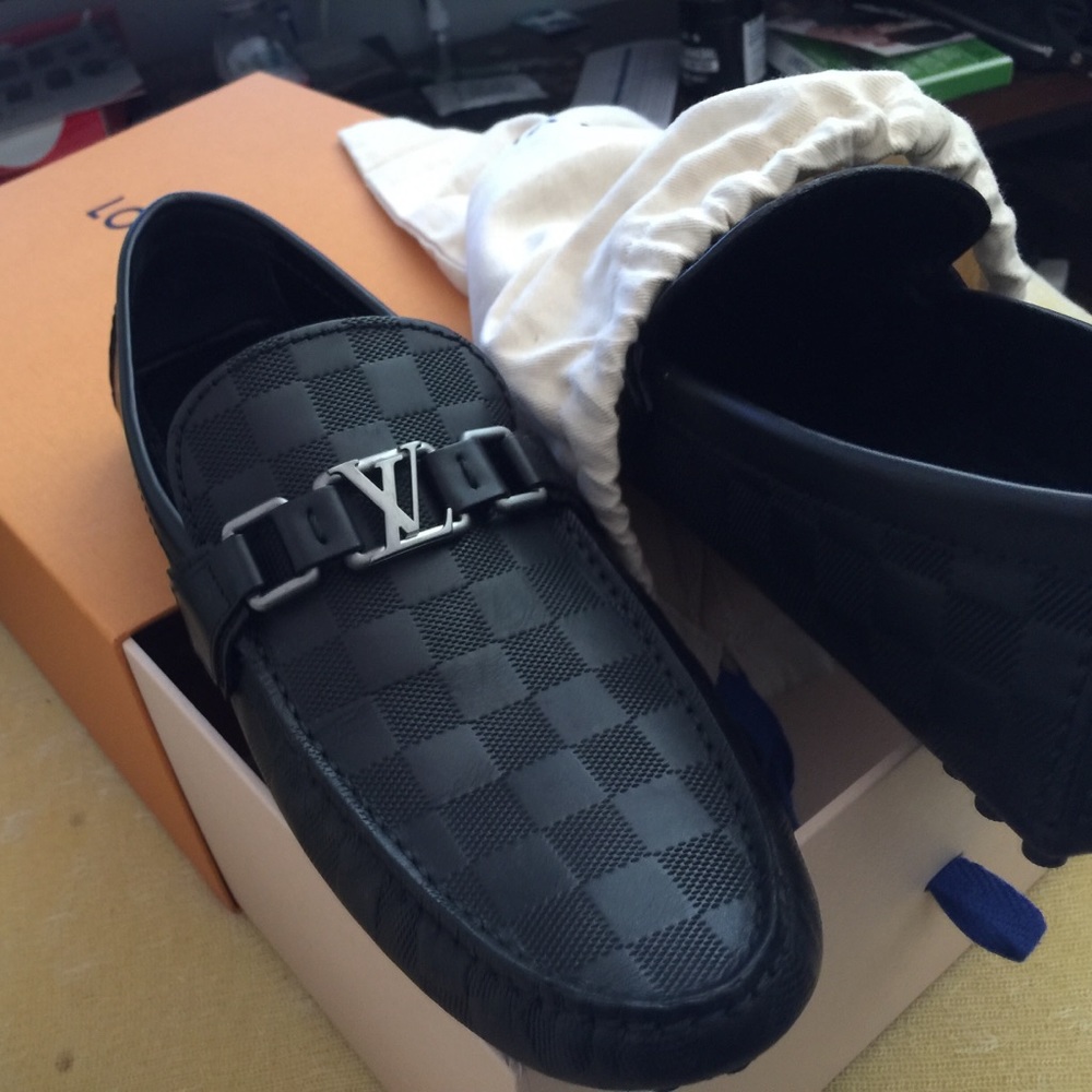 LOUIS Vuitton men's hockenheim moccasin size 8.5