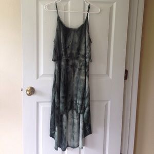 ** Never worn ** High-Low spaghetti strap dress