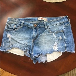 Juniors T-Five Denim Jean Daisy Dukes
