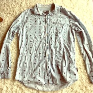 Modern Amusement Casual Button Down. Minor wear.