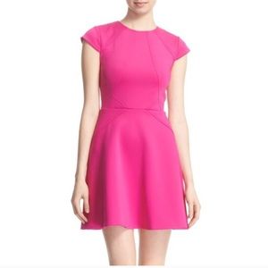 Hot pink Ted Baker skater dress size 1