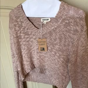 Brand new crop top sweater