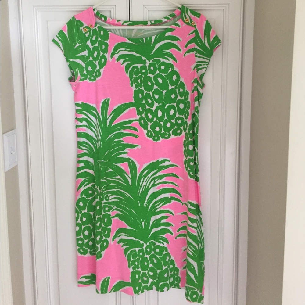 Lilly Pulitzer flamenco pink dress