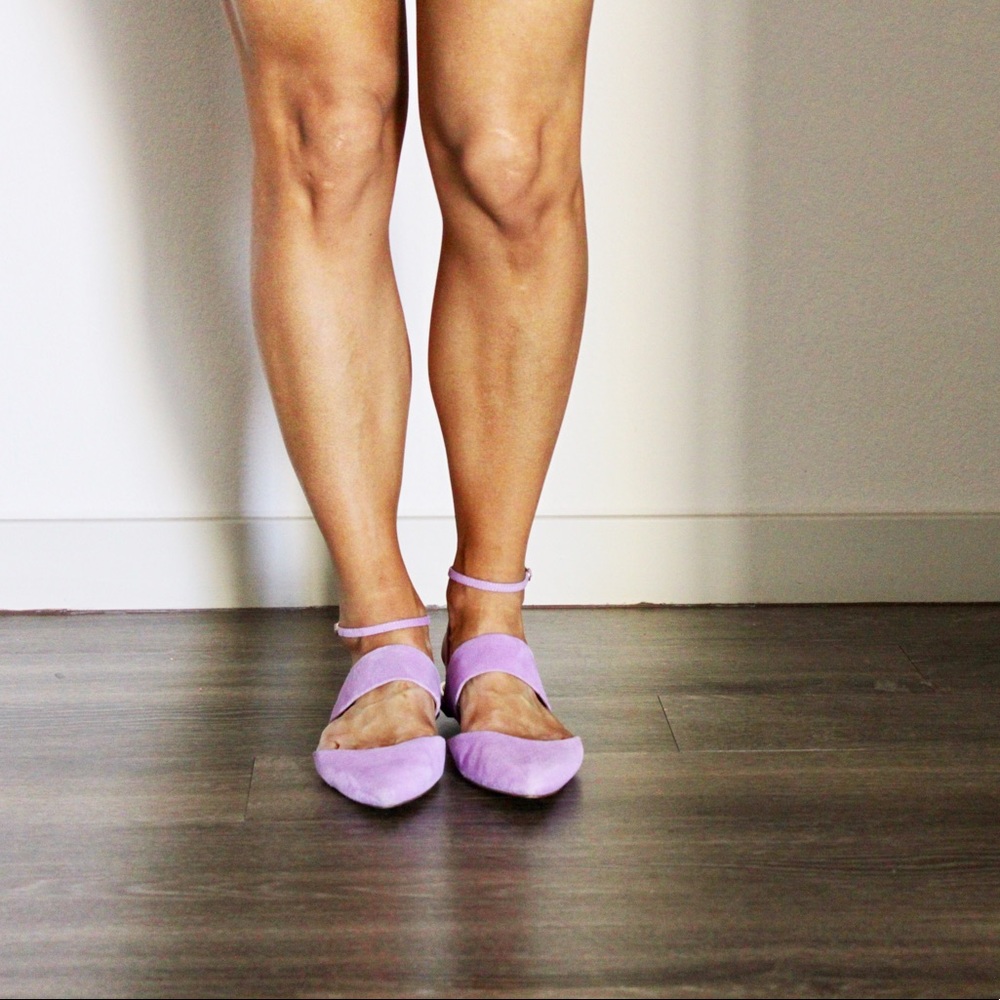 Lavender Pointed Toe Banana Republic Shoes