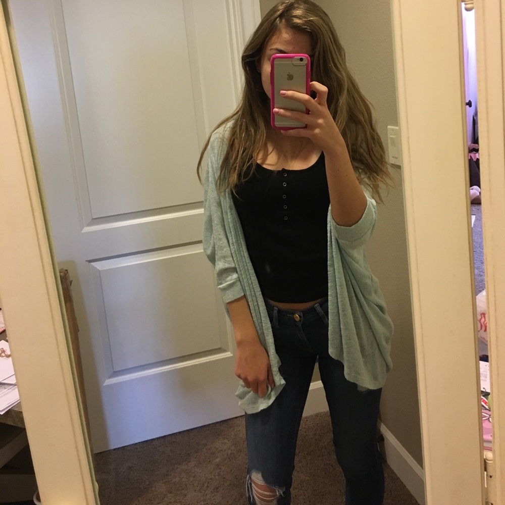 Pastel Blue Cardigan