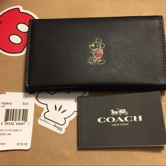 SOLD on Ⓜ️ercari. Coach x Disney Mickey Case - Picture 1 of 4