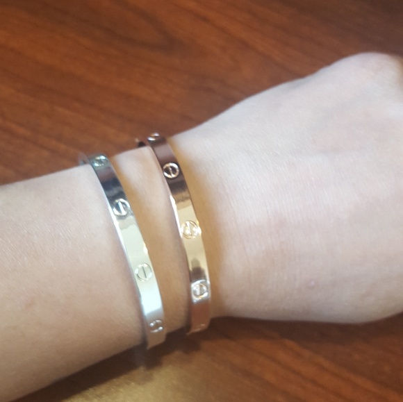 18KGP screw head love bracelet - Picture 4 of 4