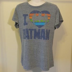 I Love Batman T Shirt Top